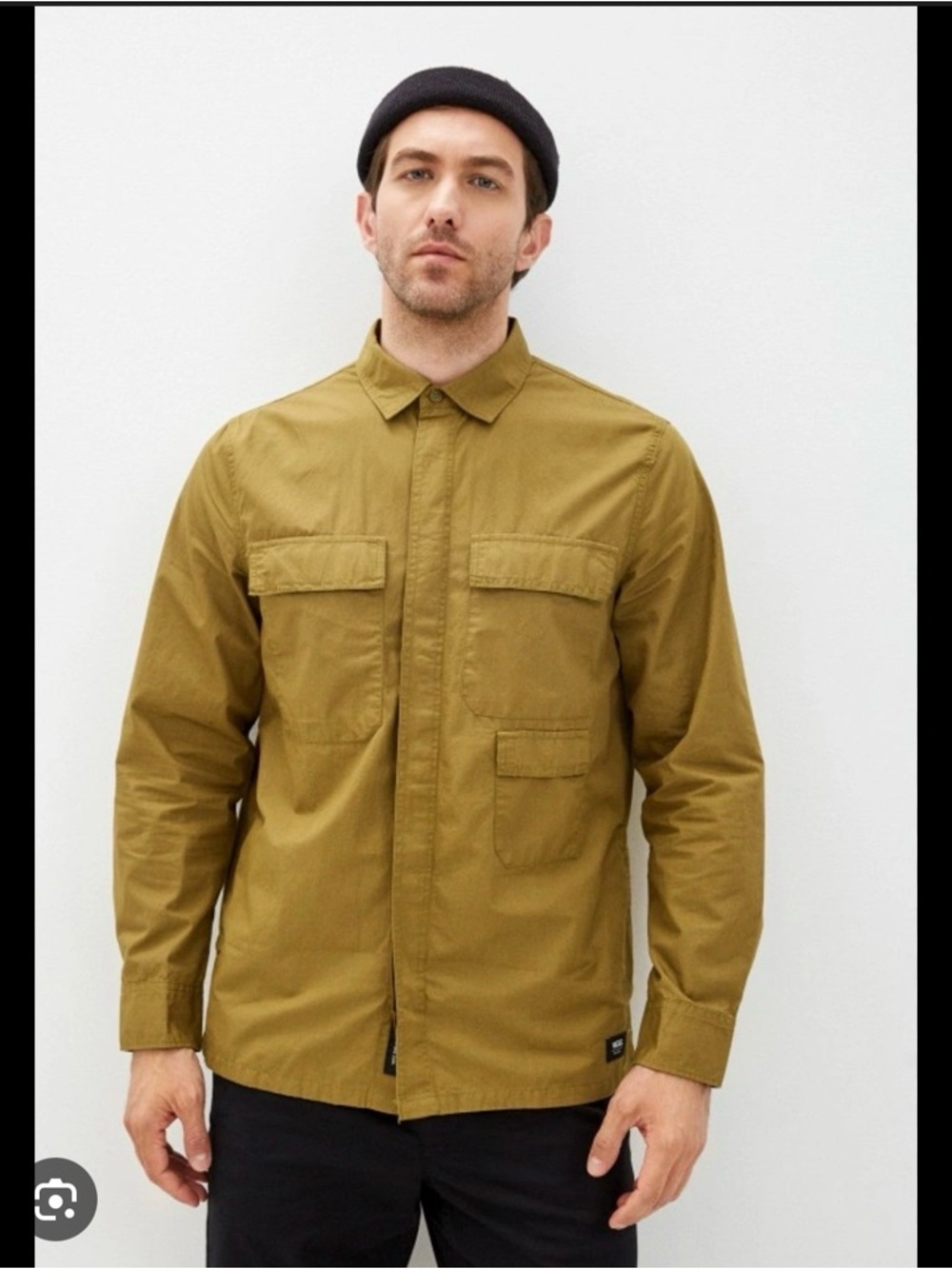 Vans men’s oaksboro long sleeve button down shirt size XL classic fit
